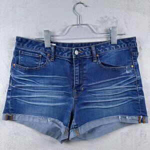 Vintage Gap 1969 Slim Cut Off Maddie Shorts V/305753 Women's Blue Size 31